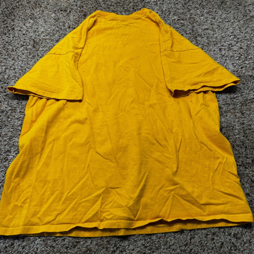 Death Row Records Shirt Mens XL Yellow Short Sleeve Graphic Tee Ripple Junction - Picture 6 of 8